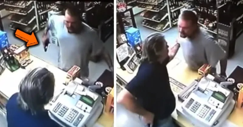 Robber Pulls Out Gun At Liquor Store, Cashier Did 4 Tours In Iraq