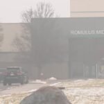Dad accused of shooting outside Romulus Middle School charged with threat of terrorism