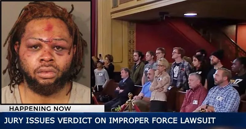 Man Fights Cops, Loses, Sues For Excessive Force — Jury Gives Verdict