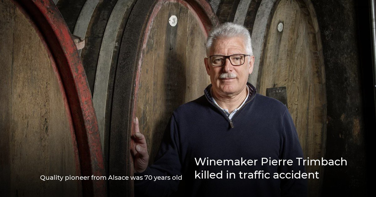 Winemaker Pierre Trimbach killed in traffic accident